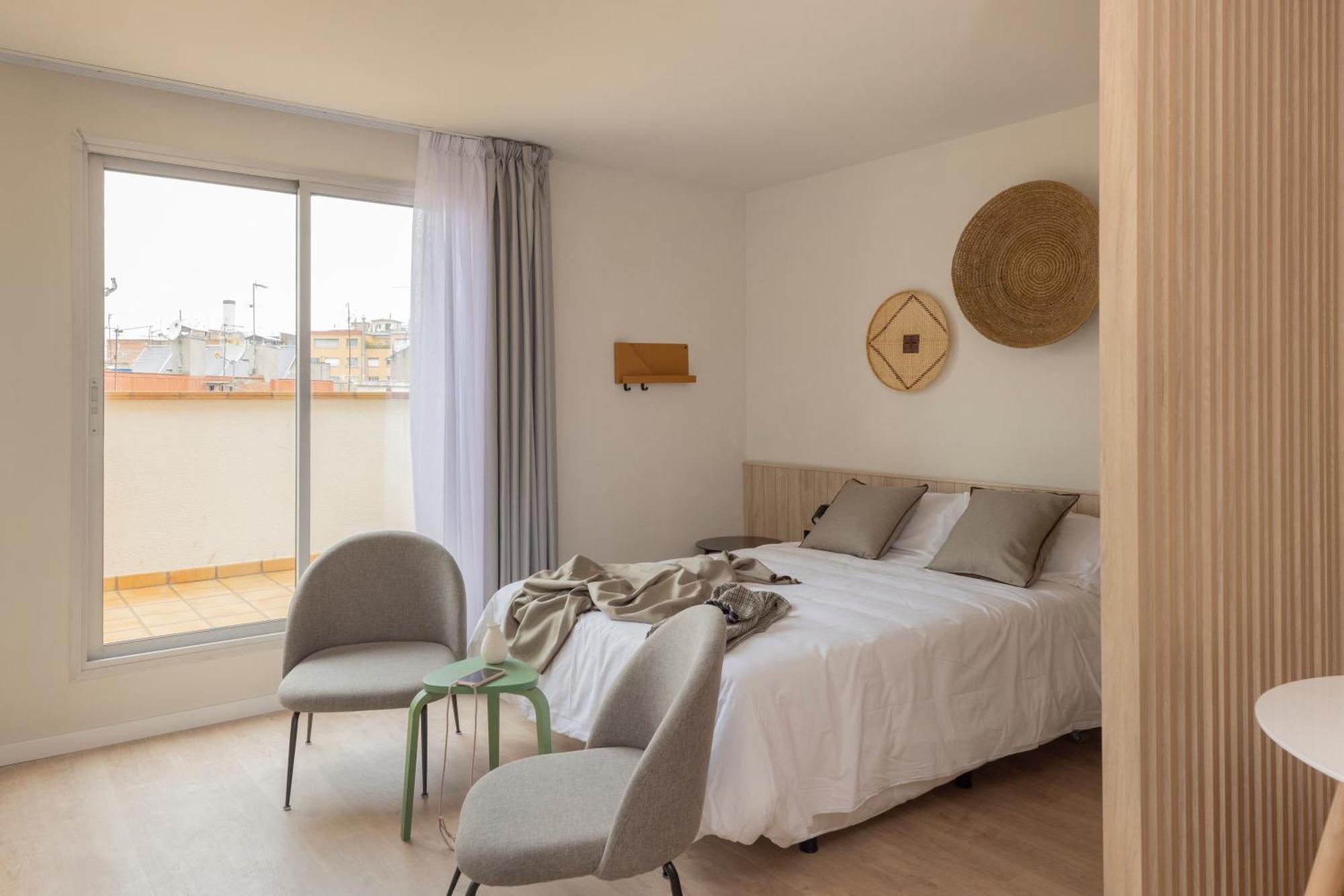 Libere Barcelona Sant Antoni Aparthotel Ruang foto