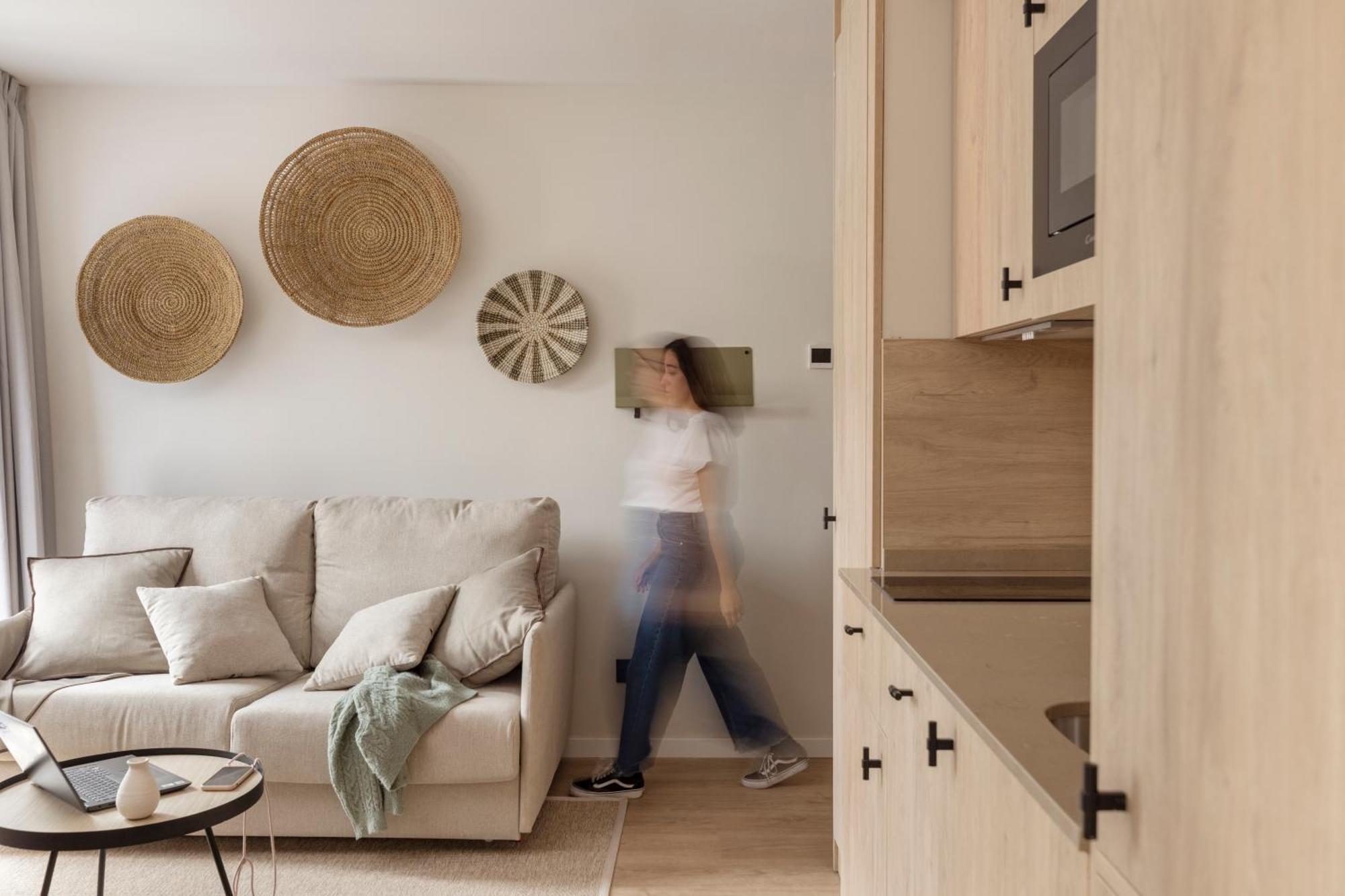 Libere Barcelona Sant Antoni Aparthotel Bagian luar foto